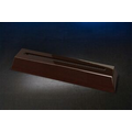 Dark Rosewood Slotted Base for 1/2" Glass (12 x 1-3/4")